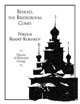Behold the Bridegroom Comes SATB choral sheet music cover